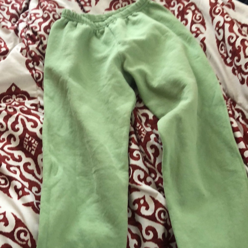Hanes x Just 4 fun sweatpants light green